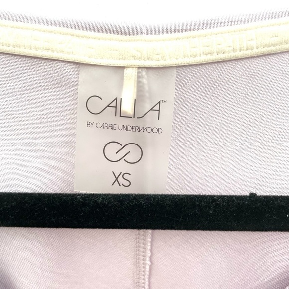 Calia by Carrie Underwood pink draped back activewear woman running tee XS - Picture 6 of 7